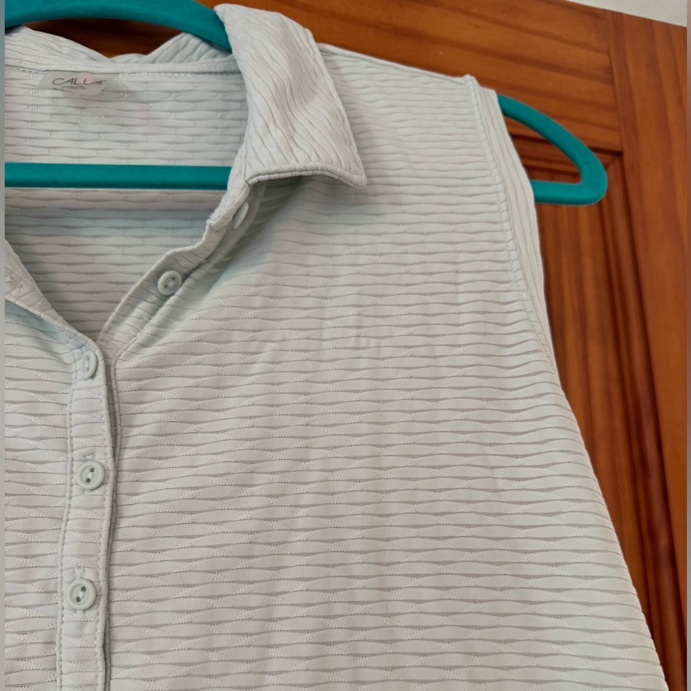 Calia renew sleeveless golf & tennis polo tank top Size XXL - Picture 8 of 9